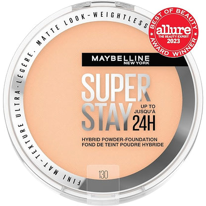 Maybelline Super Stay Up to 24HR Hybrid Powder-Foundation, 1 Count
