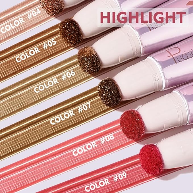 Liquid Contour Beauty Wand, Cream Contour Stick with (HIGHLIGHTER 09)