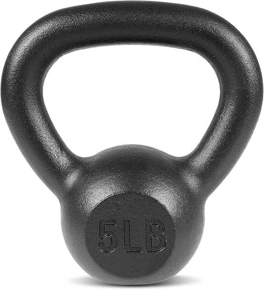 ProsourceFit Fit Solid Cast Iron Kettlebells Weights