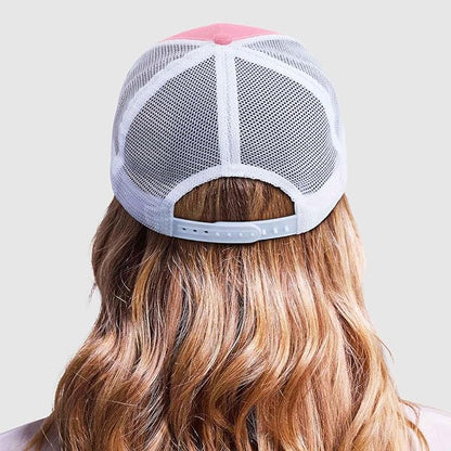 Mesh Bigfoot Hat Leather Cap for Men- Great Snapback Closure Sasquatch Hat for Hunting & Hiking