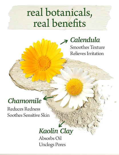 RE:P BIO FRESH MASK with REAL calming HERBS 4.58 Fl Oz (130g) - 100% Vegan, Cruelty-free - Natural calming peel off mask with Real Calendula + Real Chamomile – Korean Skin Care