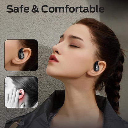 Monster Open Ear AC210 Headphones, Bluetooth 5.4 Earphones Stereo Sound, Wireless Headphones 30 Hours Playback, Type-C Charging, HD Clear Calls, Touch Control, IPX6 Waterproof Open Ear Earbuds,Back