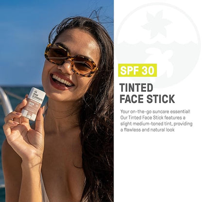 Raw Element Ultra-Moisturizing Face Tint Sunscreen, SPF 30+, Non Toxic Mineral Face Cream, Non Nano Zinc Oxide, Reef Friendly, Safe for All Ages, 0.5 oz, Coconut Pack of 1