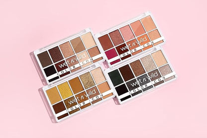 wet n wild Color Icon 10-Pan Eyeshadow Makeup Palette, Yellow Call Me Sunshine, Long Lasting, Shimmer, Metallic, Glittery, Matte, Rich Smooth Pigment, Cruelty Free