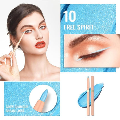 Oulac Waterproof Lipliner Pencil Set - Smooth and Creamy, Retractable Lip Makeup for Precision Application, Vegan & Cruelty-Free, LL06+LL08+10