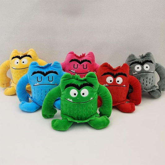 Color Monster Plush Toys and Dolls Set