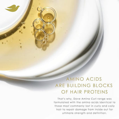 Dove Hair Amino Curl Repair 10in1 Cream Mask for Curly, Coily Hair with Bio Protein Care Technology and Amino + Jojoba Oil 9.2 fl oz.