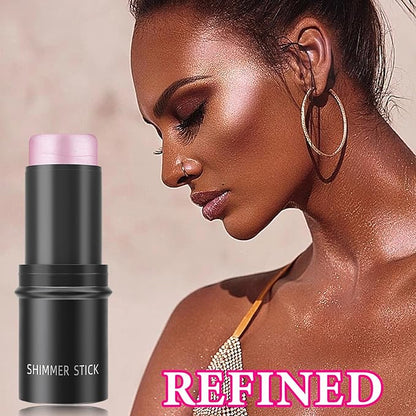 Cream Contour Stick,Shimmer Stick Long Lasting Non-greasy Cream Women(01#)
