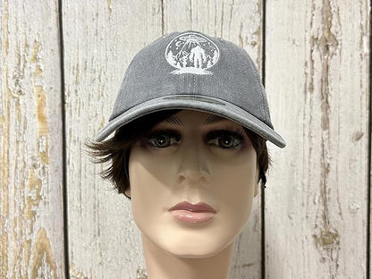 Embroidered UFO Alien Big Foot Hats