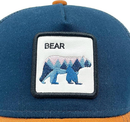 Toddler Trucker Hats for Boys and Girls Mesh Snapback Baseball Cap for Kids Ages 2-6