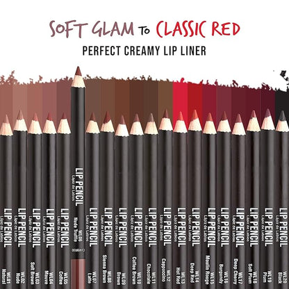 Professional Slim Lip Pencil, Creamy Soft Lip Liner, Smooth Long-Lasting Rich Lip Color, Natural Lip Makeup, Water-Resistant Lip Crayon (Nude Truffle)
