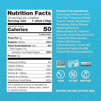 Liquid I.V.® Hydration Multiplier - Passion Fruit | Electrolyte Powder Drink Mix | 1 Pack (16 Servings)