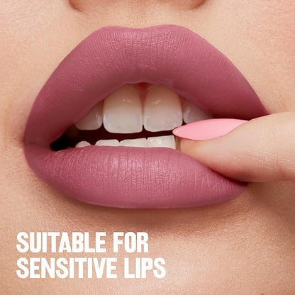 Revlon ColorStay Limitless Matte Liquid Lipstick, Vegan Formula, No-Budge, Longwear Lip Color, Long Lasting, Lightweight/Comfortable, Waterproof, 006 Manifest, 0.17 fl oz