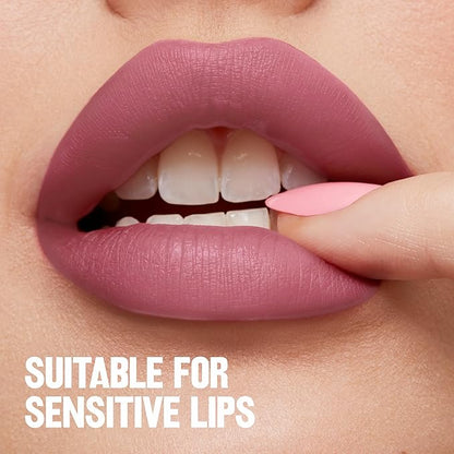Revlon ColorStay Limitless Matte Liquid Lipstick, Vegan Formula, No-Budge, Longwear Lip Color, Long Lasting, Lightweight/Comfortable, Waterproof, 004 Model Behavior, 0.17 fl oz