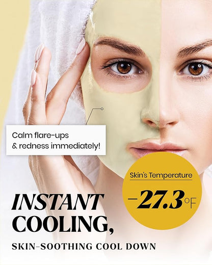 LINDSAY Premium Modeling Pack - Korean Skin Care Face Modeling Mask – Refreshing & Hydrating Face Mask Spa Facial Peel-off Mask (35.2 Ounce, Calendula)