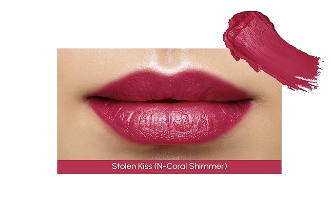Mom's Secret Lily Natural Lipstick, Natural moisture with Vitamin E coupled with Organic Grapeseed and Organic Jojoba Oils, Vegan, Paraben Free, Made in the USA. 0.14 oz. (Stolen Kiss)
