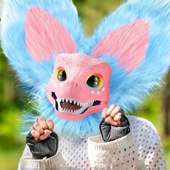 13 Pcs DIY Dino Mask Kit Hard Plastic Dinosaur Mask Furry Therian Dino Costume Kit Animal Dinosaur Party Costume