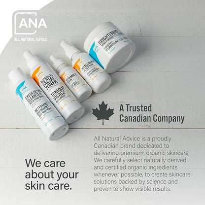 All Natural Advice Retinol Serum for Face 50mL | With Organic Botanicals, Hyaluronic Acid & Vitamin E | 1% Retinol Face Serum includes Airless Bottle & Precision Pump | Canadian Skin Care