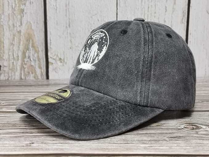Embroidered UFO Alien Big Foot Hats