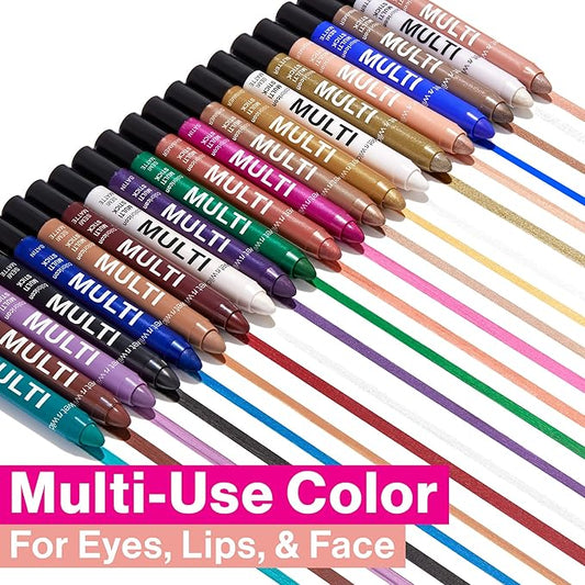 wet n wild Color Icon Cream Eyeliner Eyeshadow Multi-Stick, Moisturizing, Nourishing Velvety Cream-to-Powder Buildable & Blendable Formula, Cruelty-Free & Vegan - Born To Flirt