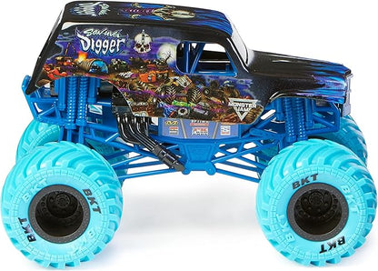 Monster Jam, Official Son-uva Digger Monster Truck, Collector Die-Cast Vehicle, 1:24 Scale, Kids Toys for Boys Ages 3 and up