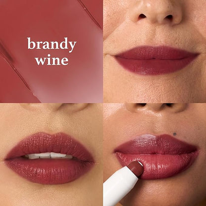 Julep It’s Balm Moisturizing Lip Color Trio – Brandy Wine, Brown Sugar, Almond Nude – Hydrating Lip Crayon Set – Vegan & Cruelty-Free