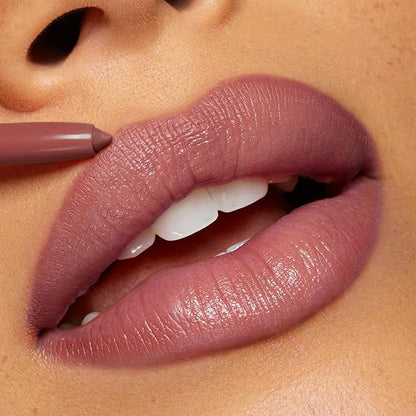 ColourPop So Juicy Plumping Lip Liner with Peptides - Long Lasting Lip Liner for Visibly Plumped & Shaped Lips - Enriched with Smoothing Ceramides & Peppermint - Group Chat (0.01 oz)