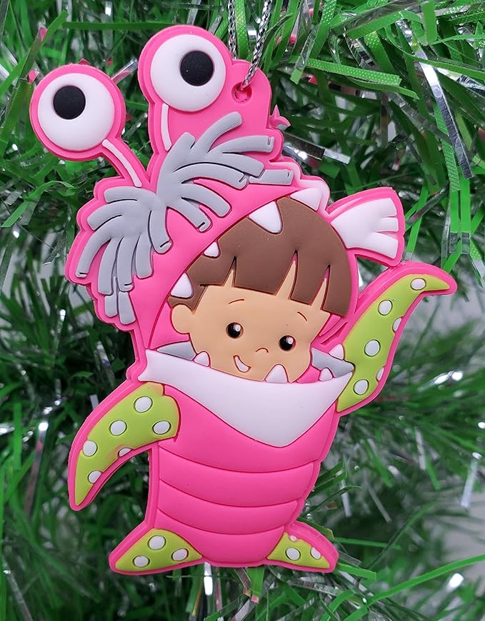 Monsters Inc. Boo Hanging Ornament - Plastic & Resin, 3" Tall, Halloween Occasion