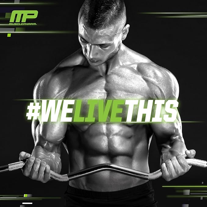 MusclePharm Combat Sport Bar, Chocolate Chip Cookie Dough, High Protein Bars, Combat Cravings, Fuel Performance & Meet Energy Demands, 20g Protein from Whey Protein, 5g Fiber, Gluten Free, 12 Bars