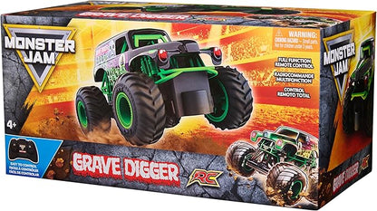 Monster Jam, Official Grave Digger Remote Control Monster Truck, 1:24 Scale, 2.4 GHz, Kids Toys for Boys and Girls Ages 4 and up