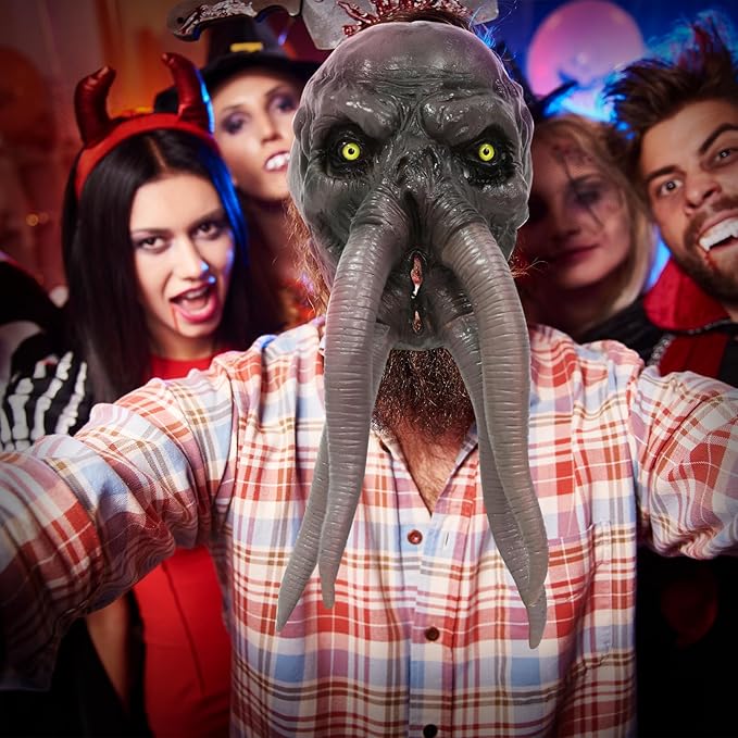 Scary Octopus Mask Octopus Costume Monster Mask Deep Sea Creature Full Head Latex Party Halloween Costume Adult