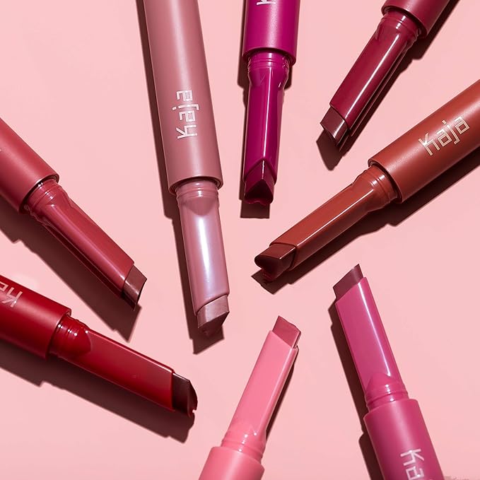 Kaja Lip Gloss - Heart Melter | High-shine, Glossy Finish, Soft Rosy Mauve, Moisturize, 03 Crazy 4U, 0.04 Oz