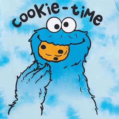 Sesame Street Elmo Cookie Monster Big Bird Romper and Bucket Sun Hat Newborn to Toddler
