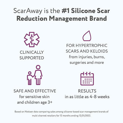 ScarAway Silicone Scar Gel, Helps Improve 10g