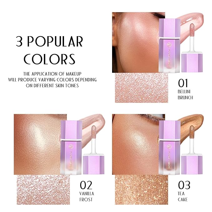 YOUNG VISION Soft Natural Glow Liquid Highlighter, Glow Dewy Finish,