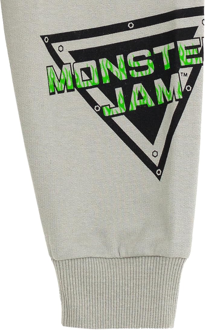 Monster Jam Grave Digger Monster Mutt Megalodon Fleece Pullover Hoodie & Pants Toddler to Big Kid