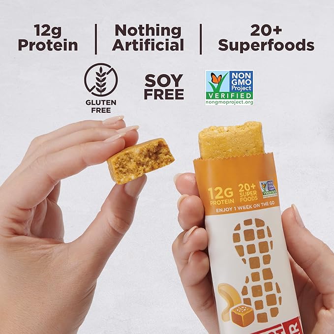 Perfect Bar Original Refrigerated Protein Bar, Salted Caramel, 2.2 Ounce Bars, 8 Count (Pack of 3)