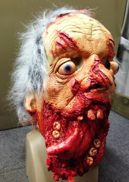 Zagone Bite Your Tongue Mask, Gory Zombie Dead Monster Roadkill