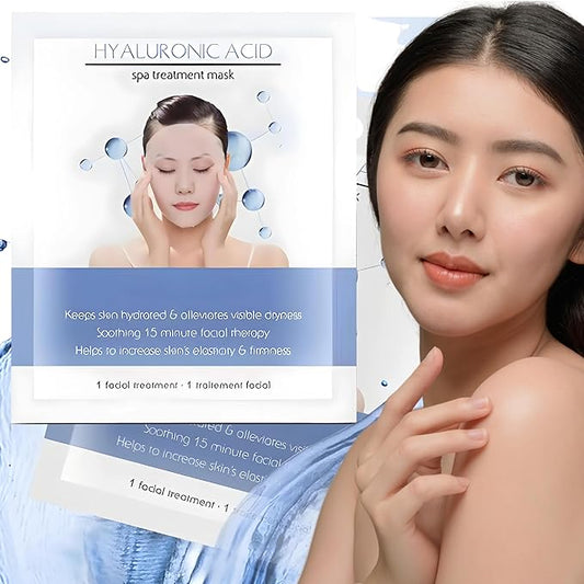 Face Masks Skincare | Instant Brightening Hydrating Hyaluronic Acid Face Sheet Mask | Anti-Aging Skincare | PH Balanced for Sensitive Skin | Not Tested on Animals | Korean Skincare
