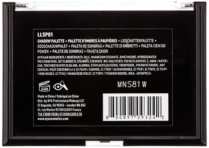 NYX PROFESSIONAL MAKEUP Lid Lingerie Shadow Palette, Eyeshadow