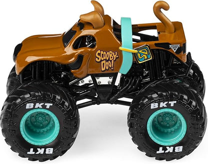 Monster Jam, Official Scooby Doo vs. Mysterty Machine Die-Cast Monster Trucks, 1:64 Scale, 2 Pack