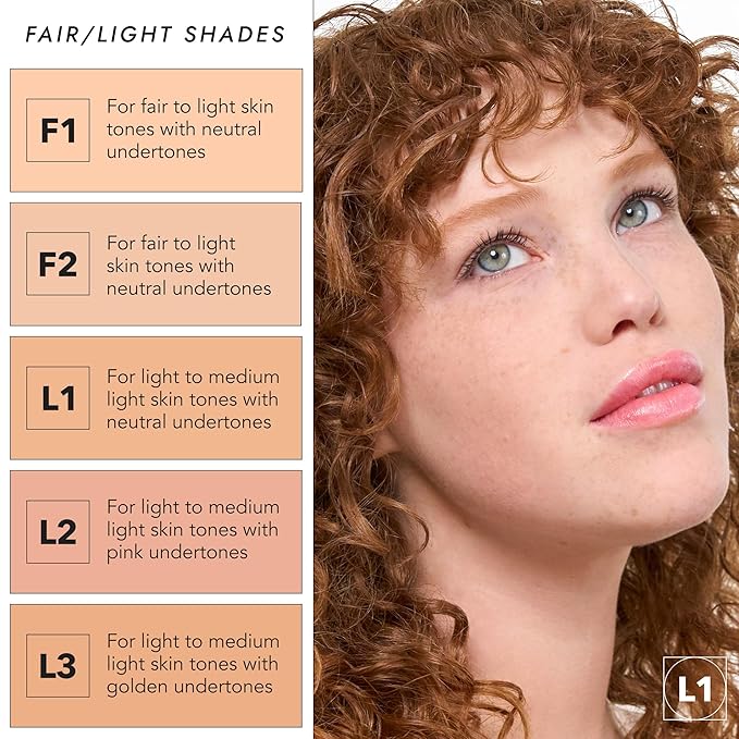 COVER FX Pressed Mineral Foundation - Shade L3 Skin Types