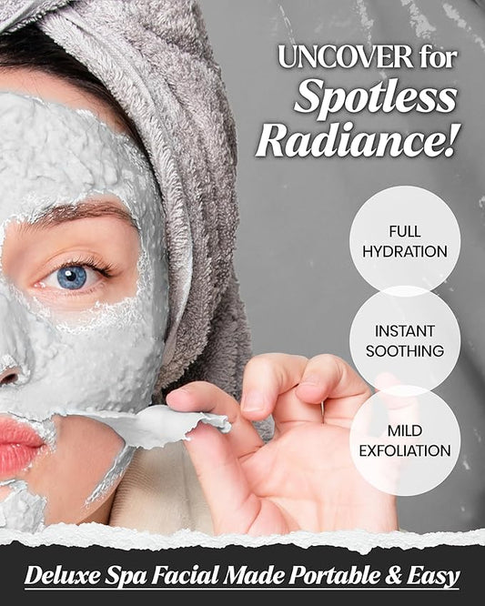 LINDSAY Premium Modeling Pack - Korean Skin Care Face Modeling Mask – Refreshing & Hydrating Face Mask Spa Facial Peel-off Mask (35.2 Ounce, Charcoal)