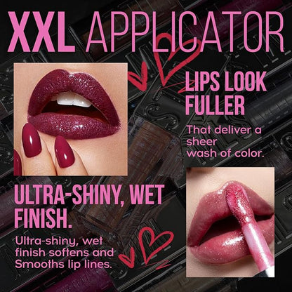 Mirror Glitter Lipstick, Sparkling Shimmer High Pigment Waterproof Long Lasting Lip Gloss, Shimmer Moisturizer Lip Gloss, Diamond Shiny Bold Glow Lip Stain for Lip Makeup (C14, 0.11 fl.oz)