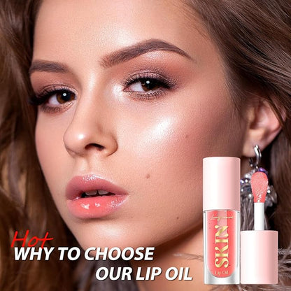 Lipstick Primer Jolilab Fruit Lip Oil,Hydrating Lip Glow Oil,Hydrating