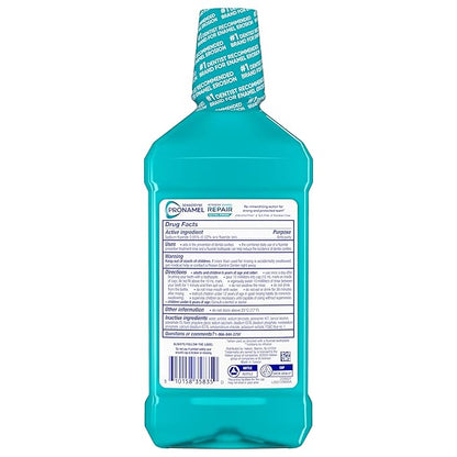Sensodyne Pronamel Intensive Enamel Repair Alcohol-Free Mouthwash to Help Actively Repair Enamel and Protect Against Cavities, Extra Fresh, 16.9 fl oz (3 Pack)