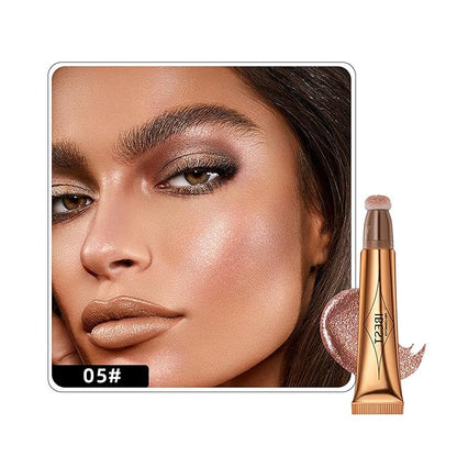 MAEPEOR Liquid Highlighter Stick Rose Cream Liquid Highlighter (5# Rose)