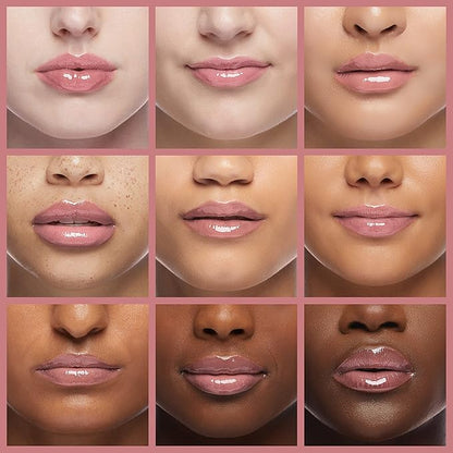 L'Oreal Paris Infallible Pro Gloss Plump Lip Gloss with Hyaluronic Acid, Long Lasting Plumping Shine, Lips Look Instantly Fuller and More Plump, Flush, 0.21 fl. oz.