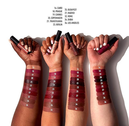 NYX PROFESSIONAL MAKEUP Soft Matte Lip Cream, Lightweight Liquid Lipstick - Prague (Matte Merlot)