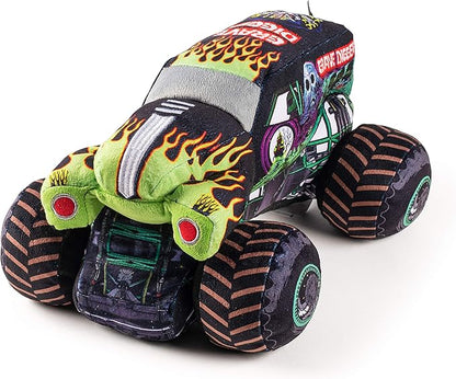 Jay Franco Monster Jam Grave Digger Plush Stuffed Pillow Buddy - Super Soft Polyester Microfiber, 12.5 inch (Official Monster Jam Product)